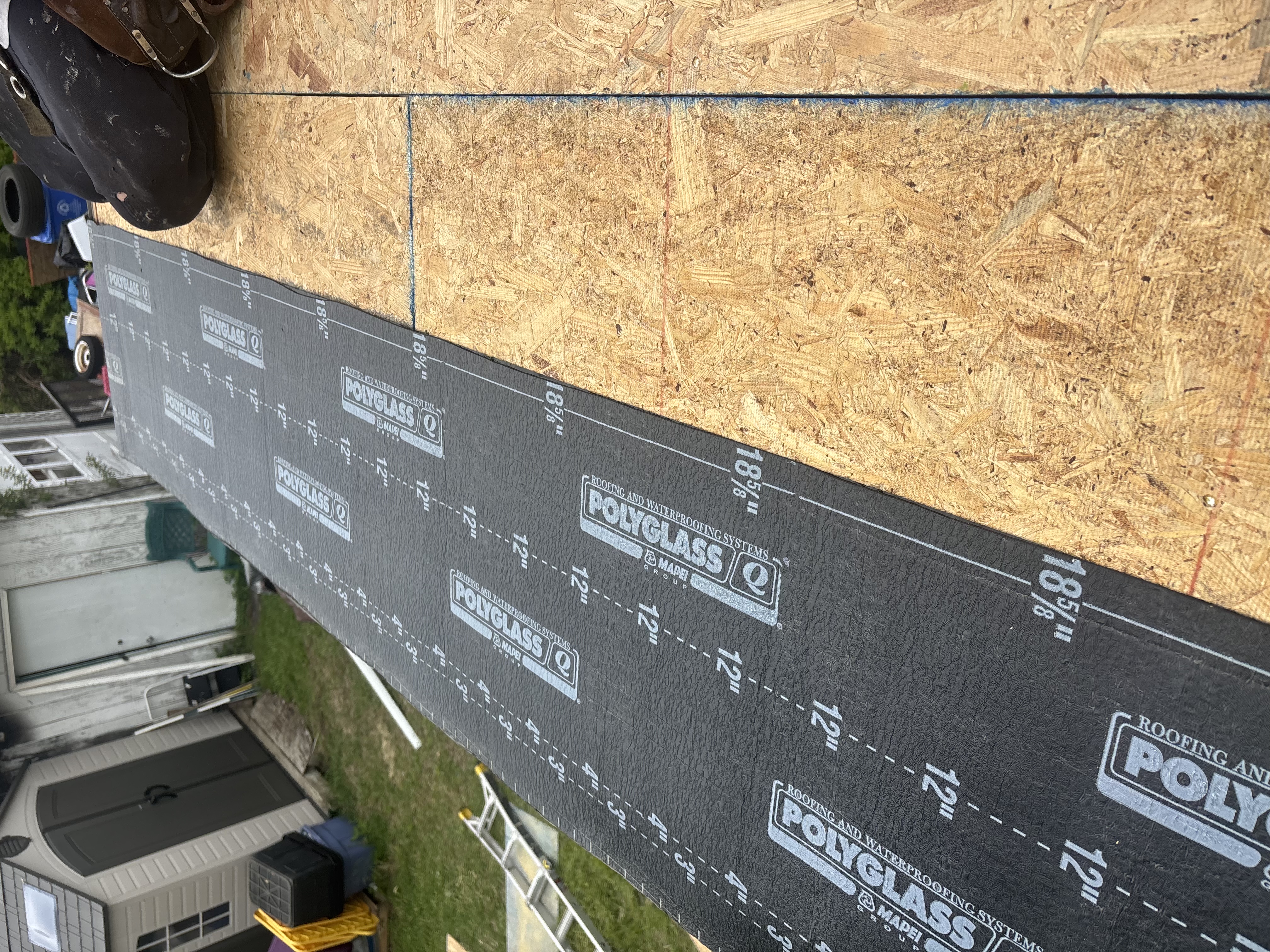Roof installation in progress — Ocean County NJ