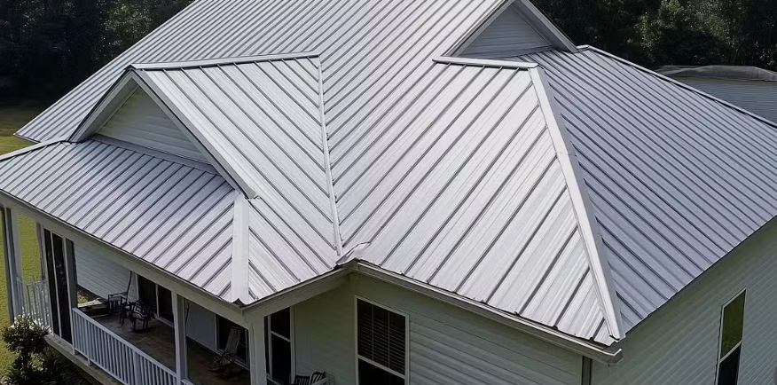 Aluminum roofing installed on coastal home in Ocean County NJ