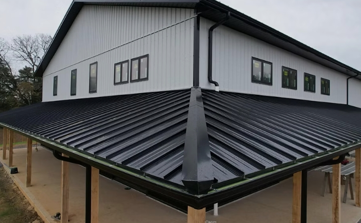 Standing seam metal roof installed on residential home Ocean County NJ