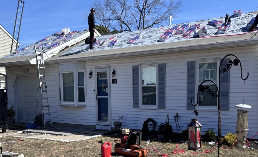 Colonial home new roof Ocean County NJ