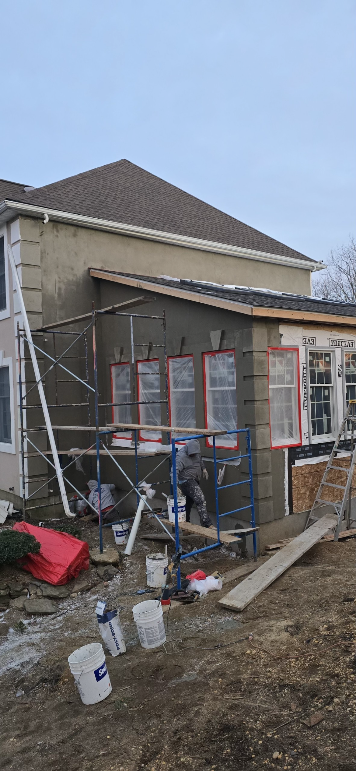 Stucco finished exterior NJ